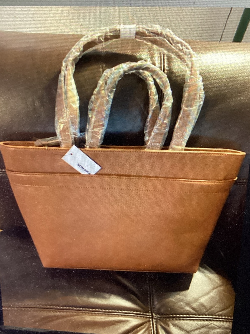 Women's Tan Tote Bag - Classic Everyday Carry